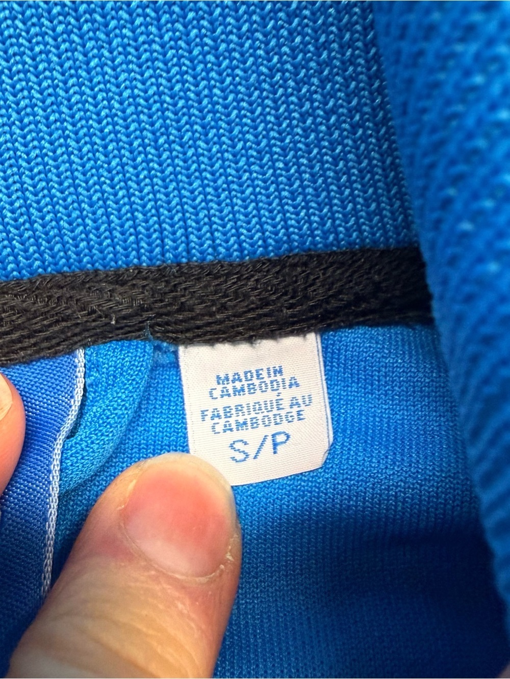 adidas Y2K Blue warm up jacket (2011) with White Trim - Picture 5 of 14